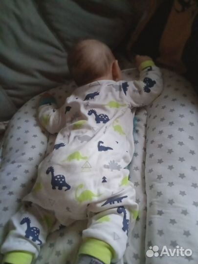 Кокон для новорожденных плюс подушка бабочка