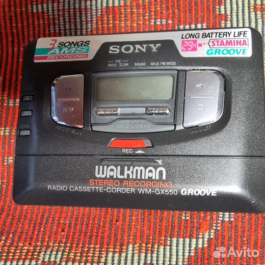 Кассетный пишущий плеер Sony Walkman WM GX550