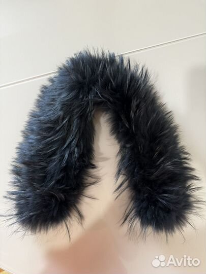 Меховой воротник енот