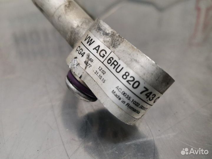 Патрубок кондиционера Volkswagen Polo V седан RUS