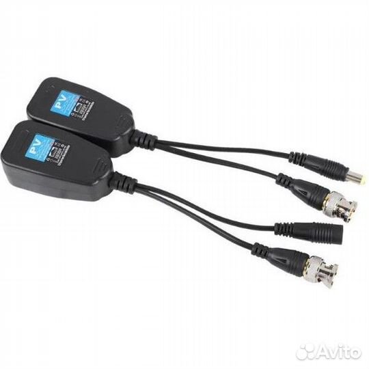 Переходник инжектор питания BNC RJ45 Balun