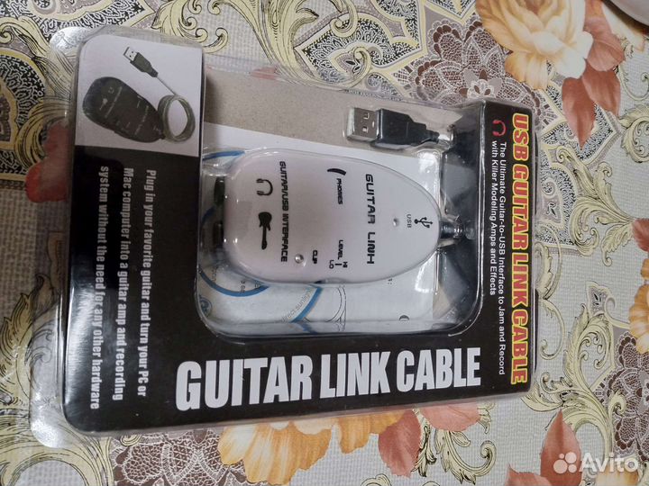 USB кабель для электрогитары