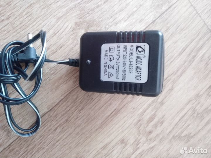 Блок питания 4.8v 250mA