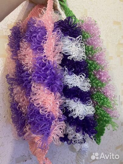 Мочалка ручной работы