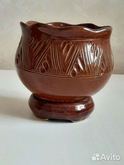 Керамические горшки для цветов бу