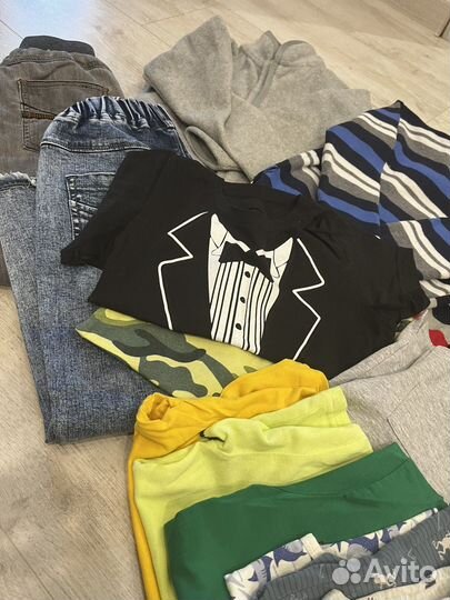 Вещи пакетом на мальчика 92 110