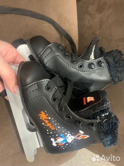Коньки детские двухполозные