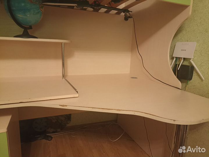 Детская двухярусная кровать с матрасом бу