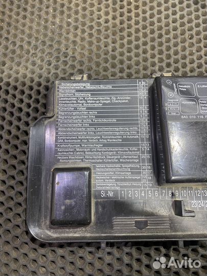 Крышка блока предохранителей Ауди 80 B4 Audi