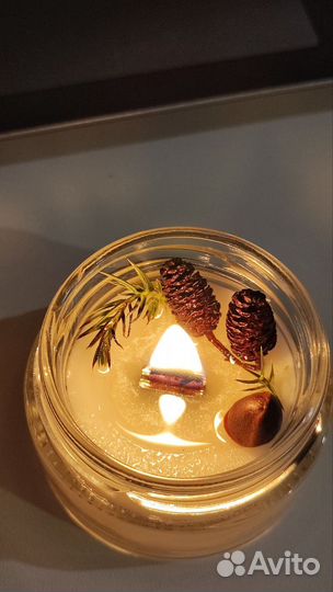 Ароматическая свеча ручной работы