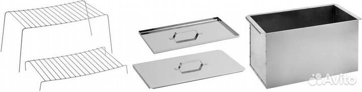 Коптильня Grinda barbecue, нержавеющая сталь