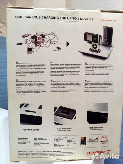 Настольное зарядное устройство idapt i4