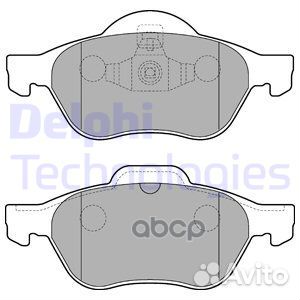Колодки тормозные дисковые перед LP2252 Delphi
