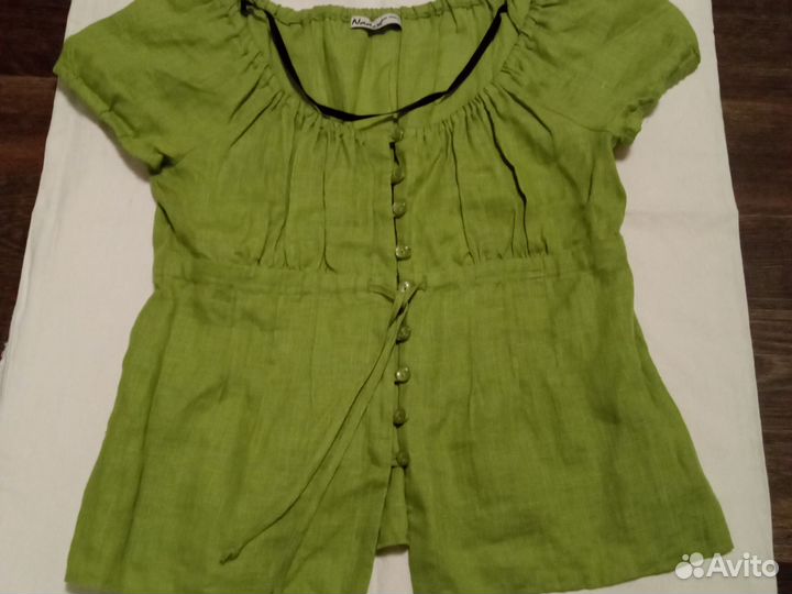 Блузка женская лен