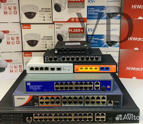 Poe коммутаторы 4-10 портов