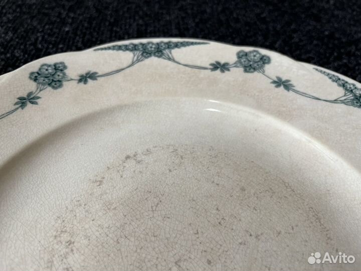 Villeroy boch тарелка старинная