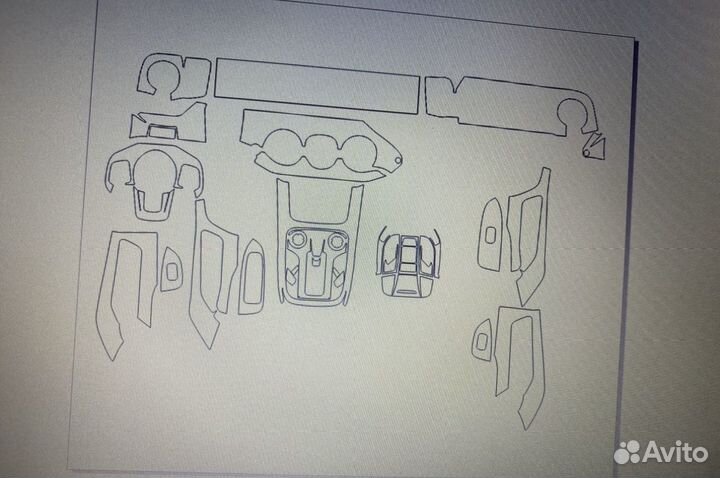 Шаблоны (лекала) для салонов авто