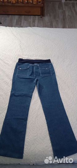 Джинсы для беременных на флисе 46-48