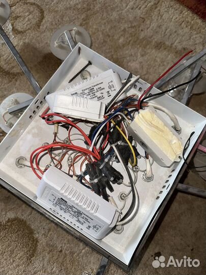 Люстра потолочная бу