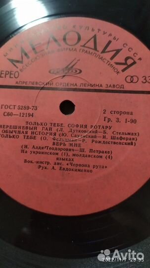 Виниловые пластинки