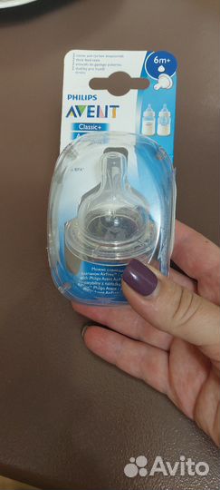 Соска на бутылочку avent 6