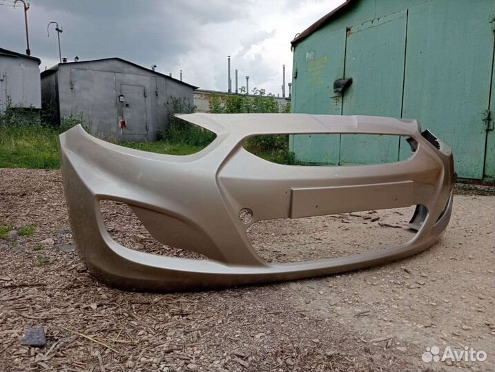 Бампер на hyundai solaris