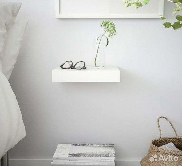 Полка IKEA lack 30*26 белая