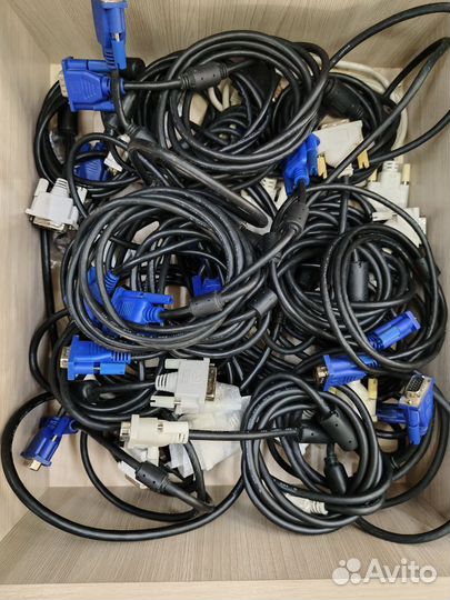 Патчкорды, кабели питания, vga, dvi