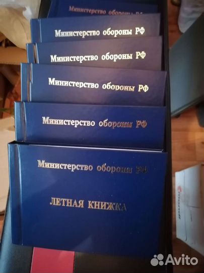 Книжки лётные для летчиков 2 шт