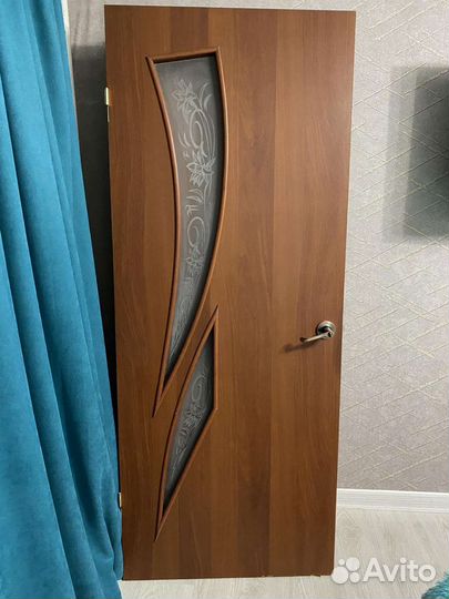 Межкомнатные двери бу 70 см без коробки с ручками