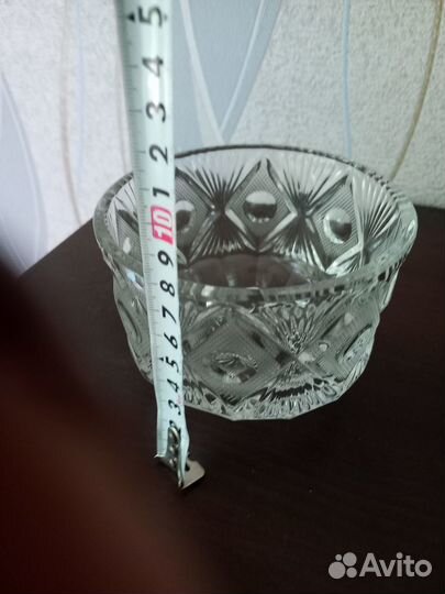 Салатник хрустальный СССР