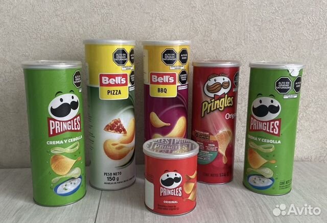 Пустые банки Pringles Принглс объявление продам