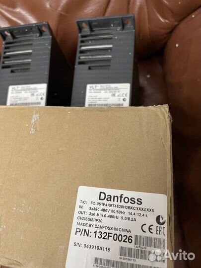 Частотный преобразователь Danfoss 132F0026 4кВт