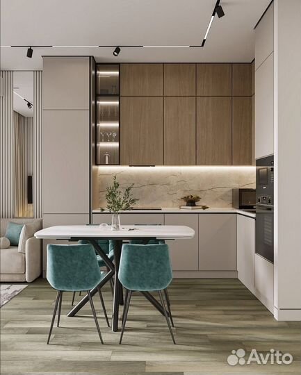 Красивый кухонный гарнитур