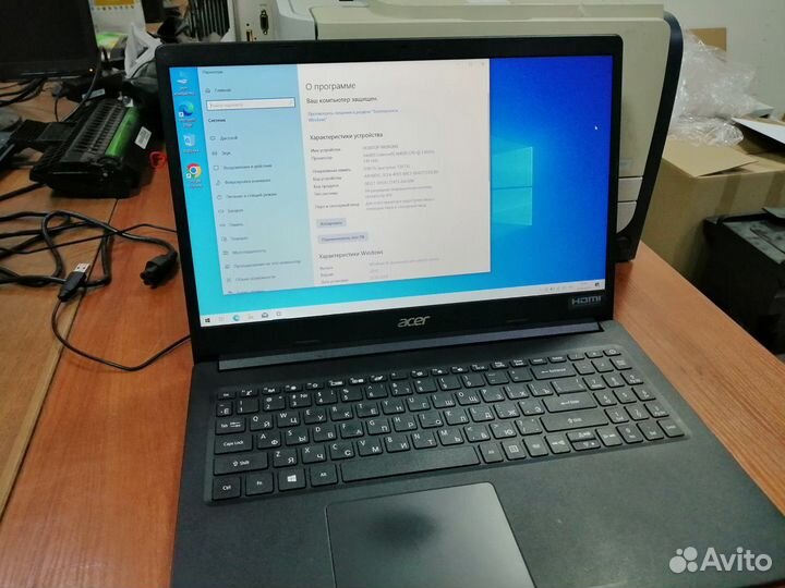 Ноутбук Acer N19H1 EX215-31-P5LC N4020 /8Gb/256Gb