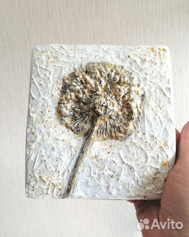 Панно ботанический барельеф