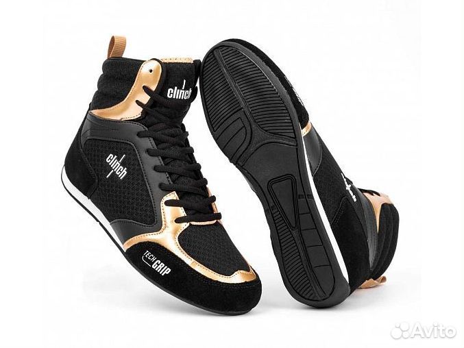 Боксерки Clinch Punch 2.0 черно-бронзовые