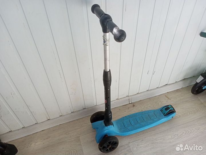 Самокат Explore детский трехколесный синий