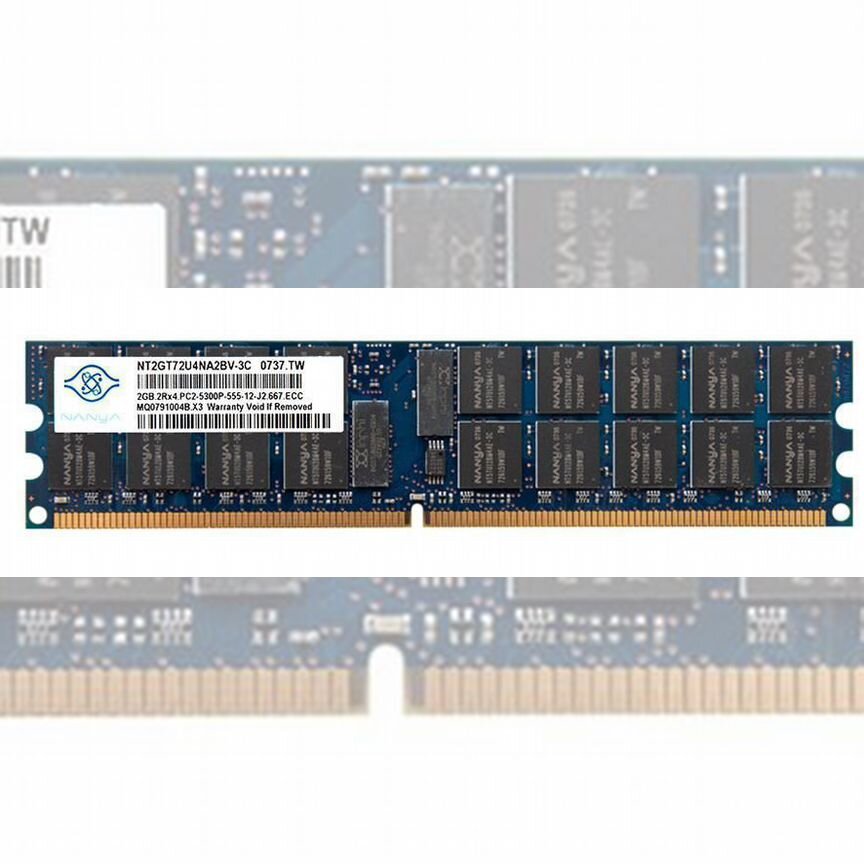 [NT2GT72U4NA2BV-3C] Оперативная Память Nanya 2gb Nt2gt72u4na2bv-3c
