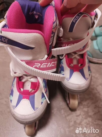 Роликовые коньки детские раздвижные