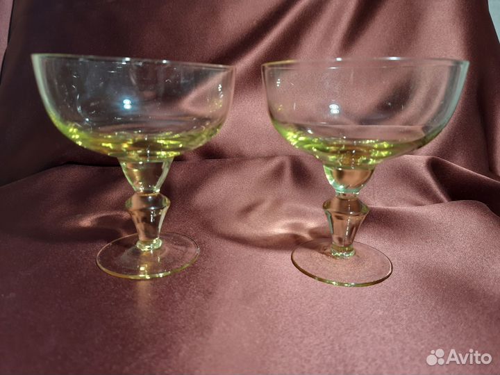 Стеклянная посуда СССР. Ваза. Графин. Бокалы