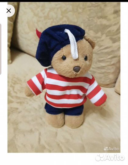 Коллекционный мишка тедди кукла фарфор