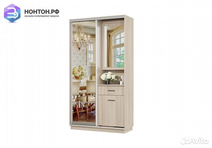 Прихожая-купе Агена мини ясень шимо светлый