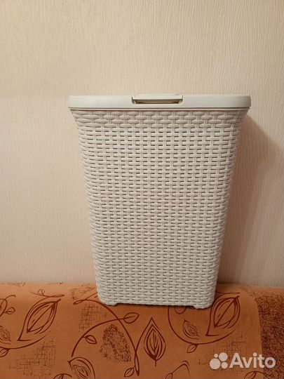 Корзина для белья узкая