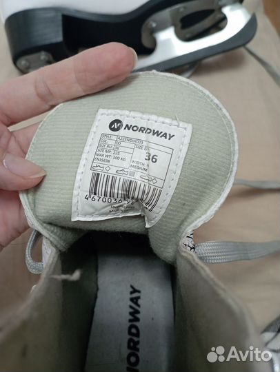 Коньки фигурные 36 размер