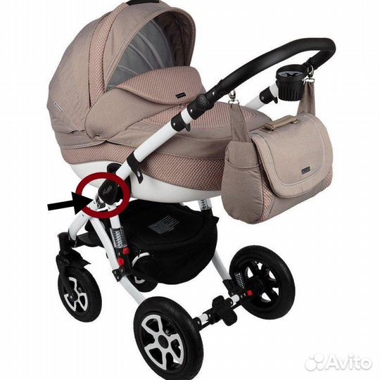 Коляска 2 в 1 adamex barletta