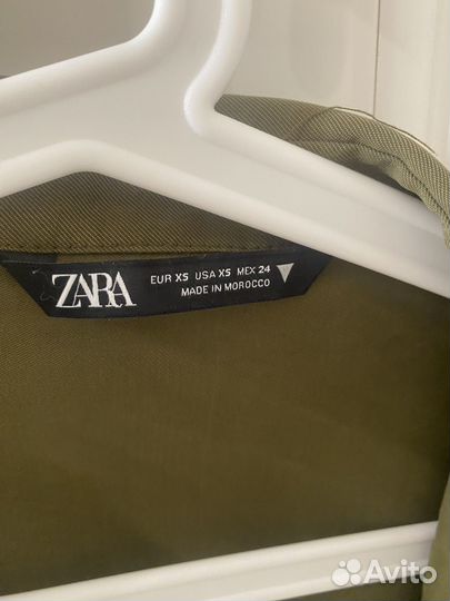 Платье рубашка zara xs