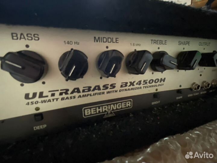 Басовый усилитель behringer Ultrabass BX4500H