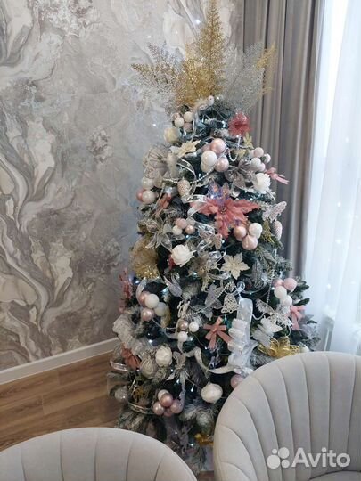 Елка искусственная 180 см бу