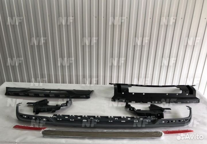 Диффузор с насадками 63 AMG Mercedes W222